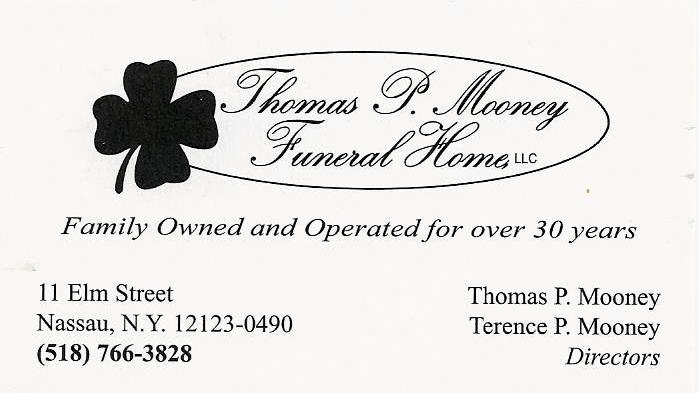 Mooney Funeral Biz Card